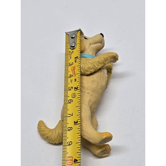 Vtg Barbie Posh Pets Dog Figure Golden Retriever Spaniel Blonde Mattel - Picture 6 of 6